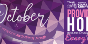 October is Domestic Violence Awareness Week.